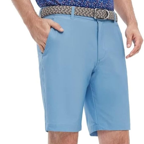 MAELREG Quick Dry 10'' Inseam Stretch Waist Flat Front Front Mens Shorts  ⛳ NEW! - Picture 2 of 16